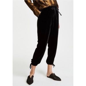 Joie Dyre Velvet Joggers